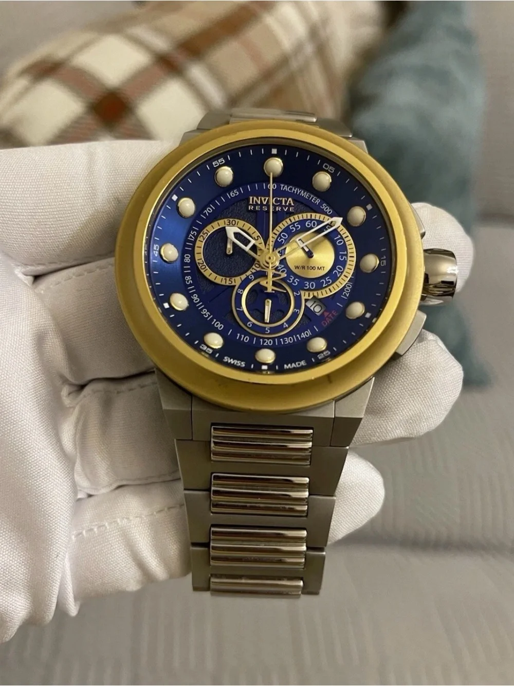 Invicta Reserve Military Cadet 14302 Swiss Made Chronograph 50mm Watch